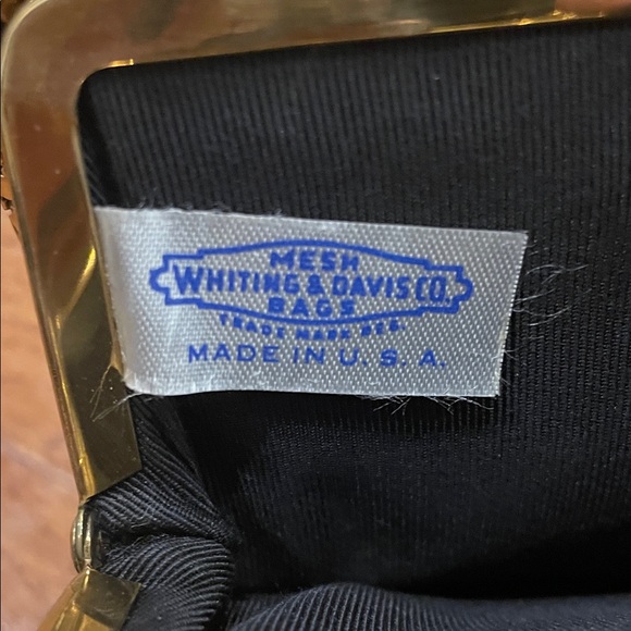 Whiting & Davis Vintage Gold Mesh Wallet / Change Purse - Picture 11 of 11